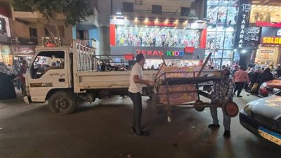 حملة مكبرة لرفع الإشغالات بشوارع الجيزة | صور