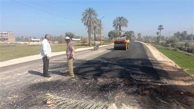 رصف شوارع طهطا بسوهاج بتكلفة 9 ملايين جنيه