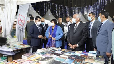 وزيرة الثقافة: معرض فيصل للكتاب أصبح عيدا سنويا لأهالي الجيزة وأهدافه تنويرية|صور 
