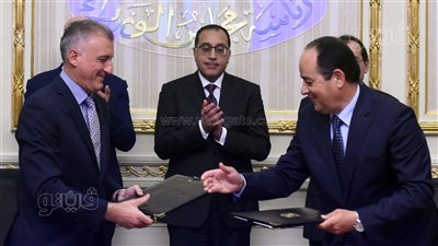 مدبولي يشهد توقيع اتفاق تصدير الغاز الطبيعي بين 