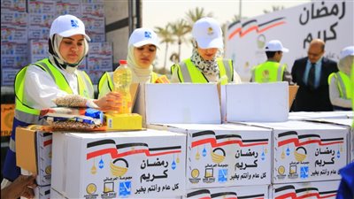 توزيع 7 آلاف كرتونة مواد غذائية علي المستحقين بشمال سيناء