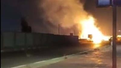 الحماية المدنية تدفع بـ10 سيارات إطفاء لإخماد حريق انفجار ماسورة غاز بمدينة نصر