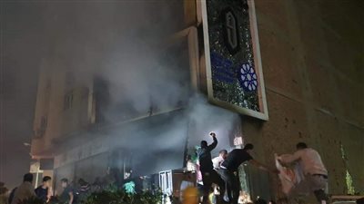 إخماد حريق شب في محل ألومنيوم بشارع المريوطية فيصل | صور