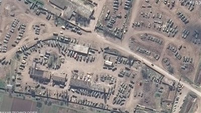 صور فضائية ترصد اقتراب موعد المعركة الكبرى في شرق أوكرانيا