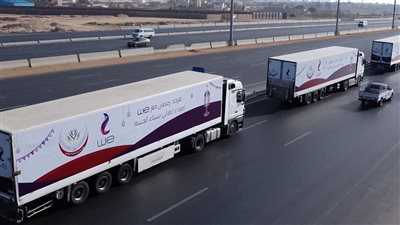 المصرية للاتصالات WE تطلق قافلة مواد غذائية لدعم أهالي قرى الشيخ زويد 