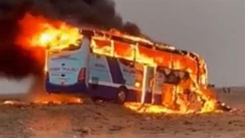 حادث احتراق أتوبيس