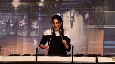 أميرة الماريمبا نسمة عبد العزيز تتألق في ليالي رمضان بالأوبرا.. صور