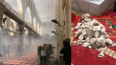 مواجهات عنيفة بين شرطة الاحتلال ومصلين بالمسجد الأقصى | فيديو وصور