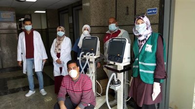 جهازا تنفس صناعي ومستلزمات طبية لمستشفى النجيلة المركزي هدية من 