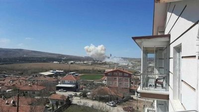 انفجار فى مصنع أسلحة تابع لوزارة الدفاع التركية بالعاصمة أنقرة