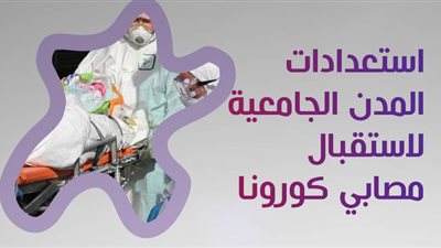 استعدادات المدن الجامعية لاستقبال مصابي كورونا | إنفوجراف