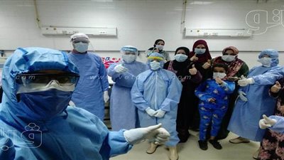 خروج 7 حالات من مستشفى العزل بتمي الأمديد بعد تعافيهم من فيروس كورونا