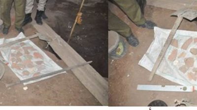 ضبط مقبرة أثرية داخل مسكن عامل أثناء التنقيب بقنا