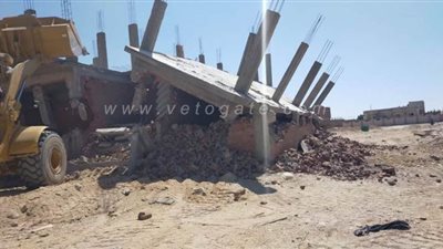 إزالة مخالفات على أراضى أملاك الدولة في أبو زنيمة ودهب | صور