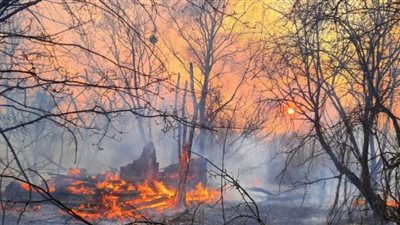 مستوى الإشعاع يرتفع 16 ضعفا..حرائق الغابات تعيد مأساة تشيرنوبيل| صور