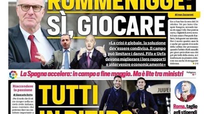 بروتوكول طبي تمهيدا لعودة الدوري الإيطالي