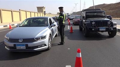 المرور المركزي يحرر 1286 مخالفة متنوعة أعلى الطرق السريعة