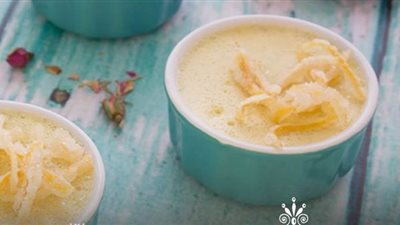 طريقة عمل كريم كراميل بالليمون من مطبخ الشيف آسيا