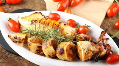 طريقة عمل السبيط المحشي بالفلفل والجبن