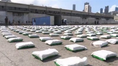 ضبط أضخم عملية تهريب مخدرات بتاريخ لبنان | فيديو