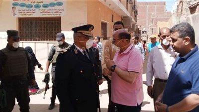 عزل عمارتين في منطقة الشنقراب بأسوان بسبب فيروس كورونا | صور