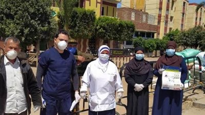 خدمات صحية وتثقيفية ضمن العيادة المتنقلة بمنشية نيازي بالمنيا