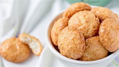 أسهل طريقة لعمل بسكويت جوز الهند