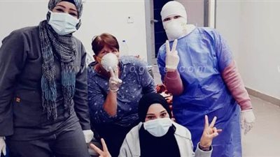 خروج 8 حالات جديدة تعافت من كورونا بينهم فرنسيان وأمريكية بمستشفى النجيلة