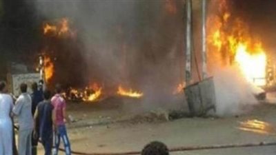 حفظ التحقيقات في حريق مخزن لتوزيع اللحوم بالمطرية