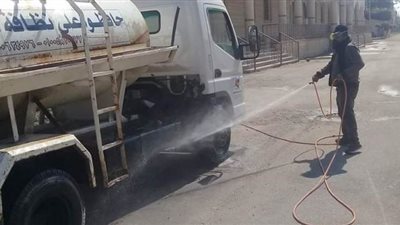 تكثيف أعمال التطهير والتعقيم في كفر الشيخ لمكافحة فيروس كورونا