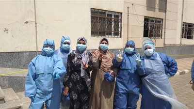 فرحة بعزل تمي الأمديد لتعافي حالتين من فيروس كورونا | صور