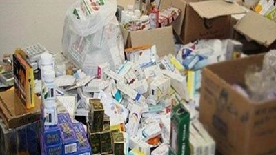 ضبط 9 ملايين قرص أدوية مجهولة المصدر بالقليوبية