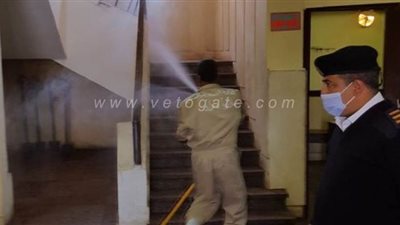 تعقيم وتطهير استراحة الضباط ومركز شرطة دراو فى أسوان | صور