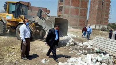 حملات مكبرة لإزالة مخالفات البناء والتعديات في أسيوط
