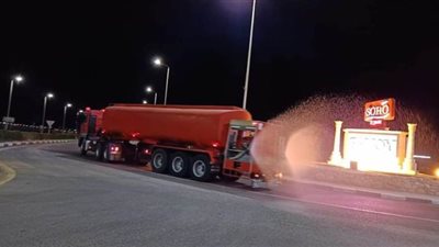 استكمال أعمال تعقيم وتطهير منطقة نبق بشرم الشيخ | صور