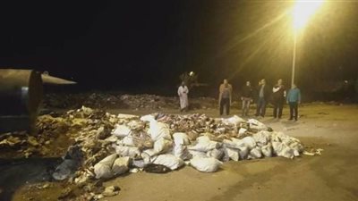 التحفظ على 6 أطنان أحشاء مواشي فاسدة و2604 عبوات كاكاو منتهية الصلاحية بالبحيرة