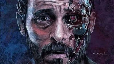 الجمهور يحتفي بالإنسان الآلي 