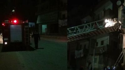 الحماية المدنية تنقذ 13 شخصا بعد انهيار عقار بالمنوفية