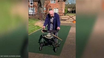 محارب بريطاني على مشارف الـ100 عام يجمع الملايين لمحاربة كورونا | فيديو