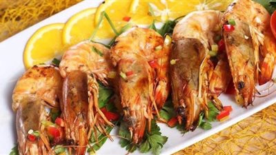 طريقة عمل الجمبري المشوي بالصويا صوص