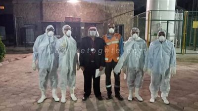 فرق الصف الثاني بحميات قنا تنهي استعدادها لاستقبال حالات كورونا | صور