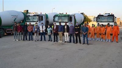 حملات تطهير موسعة بمدينة أسيوط الجديدة للوقاية من فيروس كورونا