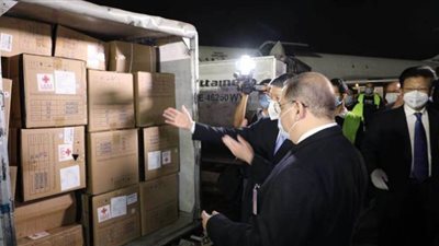 تعرف على محتويات شحنة المساعدات الطبية المهداة من الصين إلى مصر