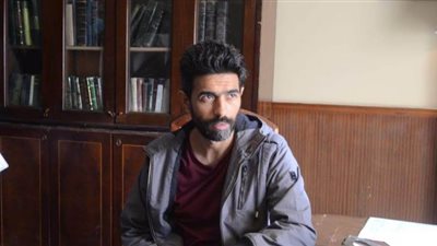 عمرو عابد في كواليس مسلسل 