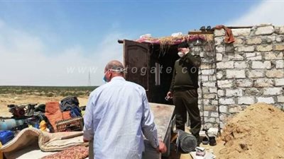 إزالة تعديات على مساحة 15 فدان أملاك دولة بمدينة السادات في المنوفية