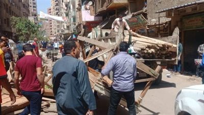 محافظة الجيزة تزيل سوق ترعة سليم بالهرم | صور