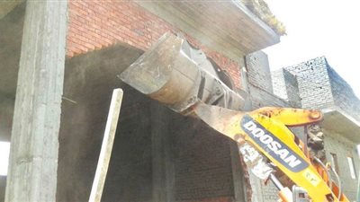 إزالة 46 تعديًا على الأراضي الزراعية وأملاك الدولة بالغربية | صور