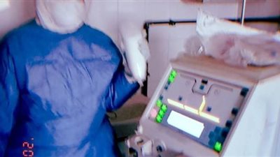 إجراء أول جلسة غسيل كلوي لمصاب 