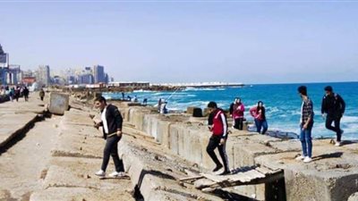 أجهزة الإسكندرية تطارد متسللي الشواطئ وتجمعات الكورنيش | صور