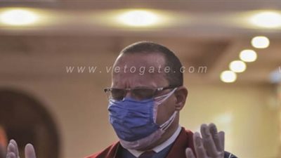 بالكمامات.. 15 صورة ترصد احتفال الكنيسة الإنجيلية بعيد القيامة